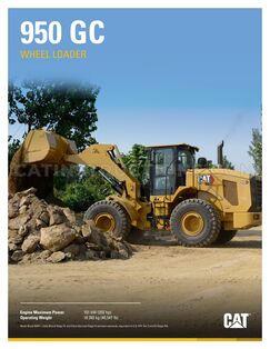 950 GC Wheel Loader Operation Manual and Specifications