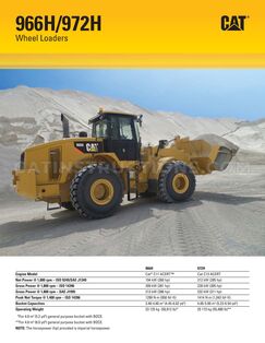 966H Wheel Loader Operation Manual and Specifications